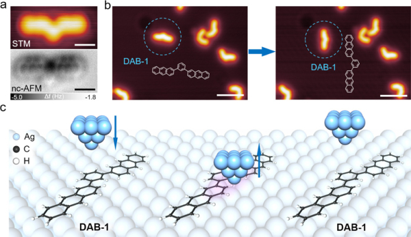 科学家利用"化学键分辨的原子力显微镜"实现单分子异构体之间可逆转化